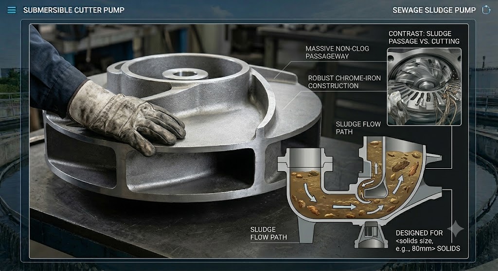 Submersible Cutter Pump vs Sewage Sludge 3