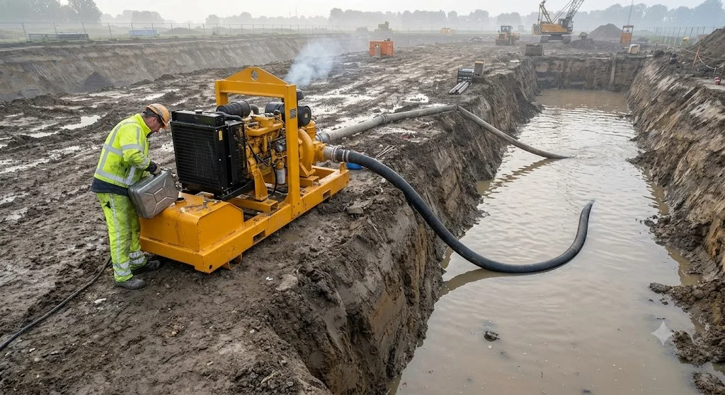 Diesel Dewatering Pump Applications for Construction and Emergency Drainage2