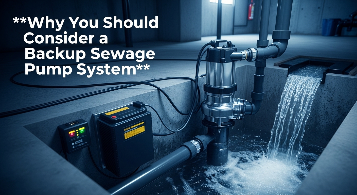 Why You Should Consider a Backup Sewage Pump System