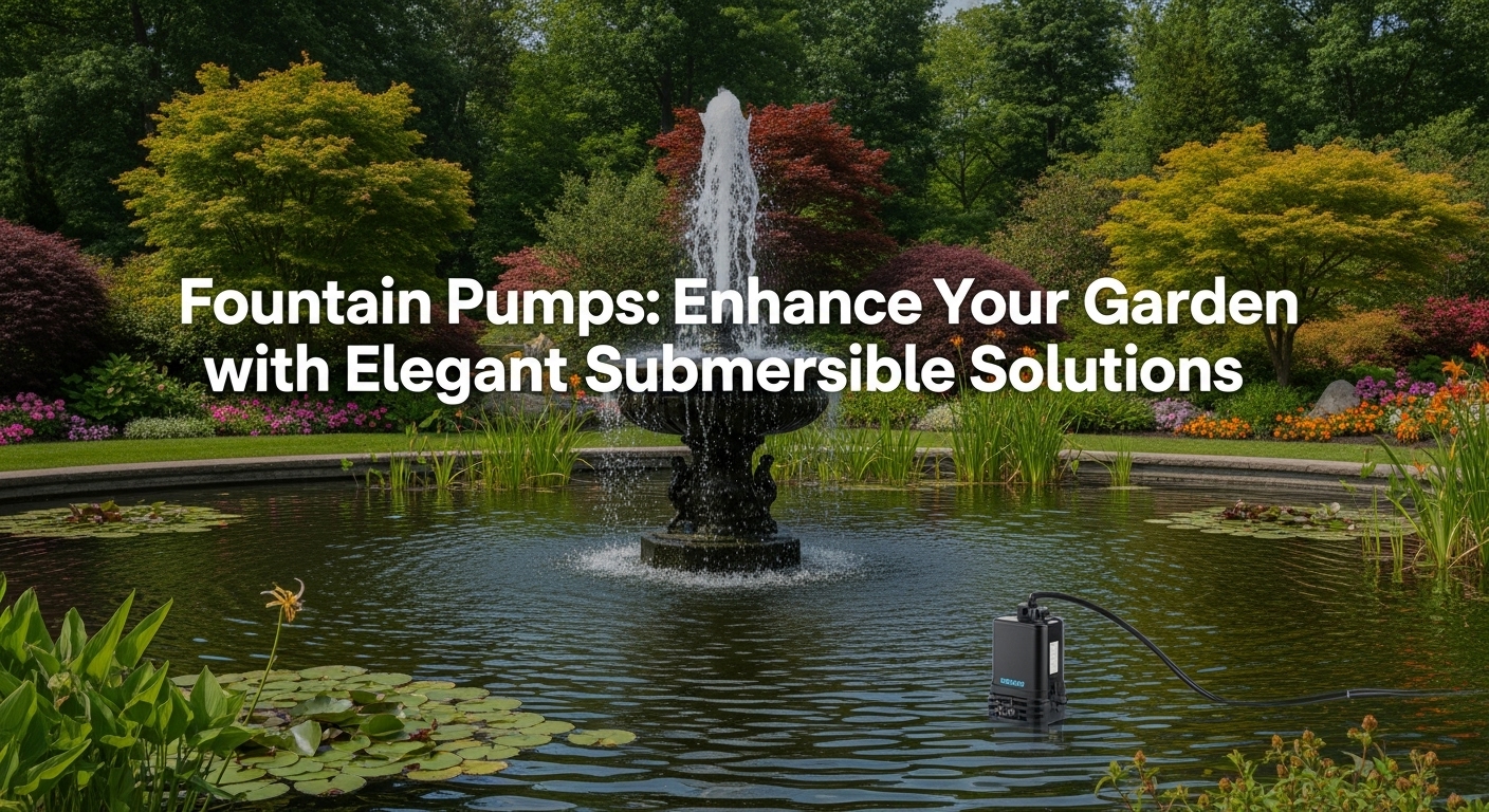 Fountain Pumps: Enhance Your Garden with Elegant Submersible Solutions