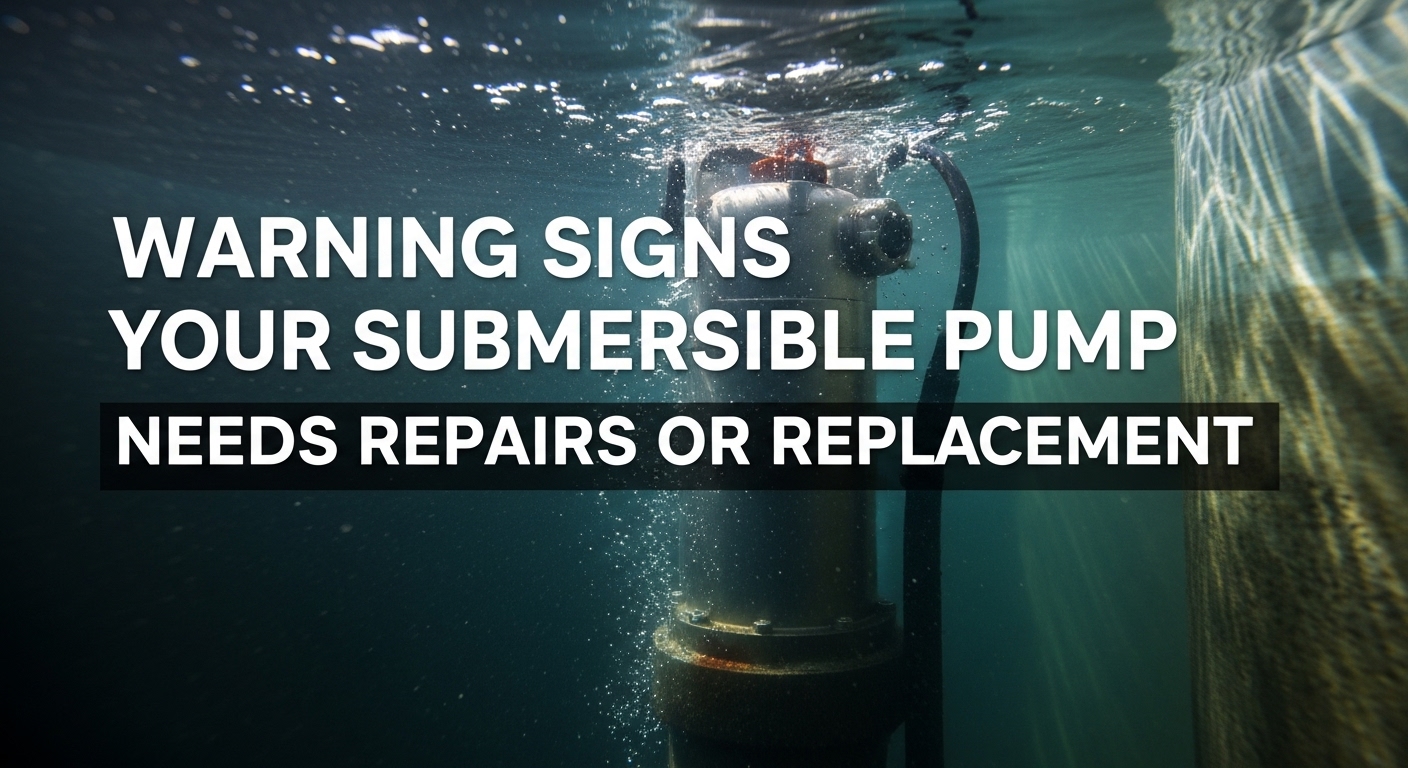 Warning Signs Your Submersible Pump Needs Repairs or Replacement