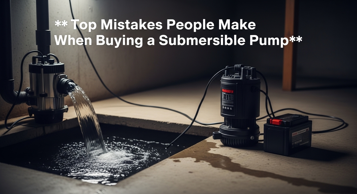 Top Mistakes People Make When Buying a Submersible Pump