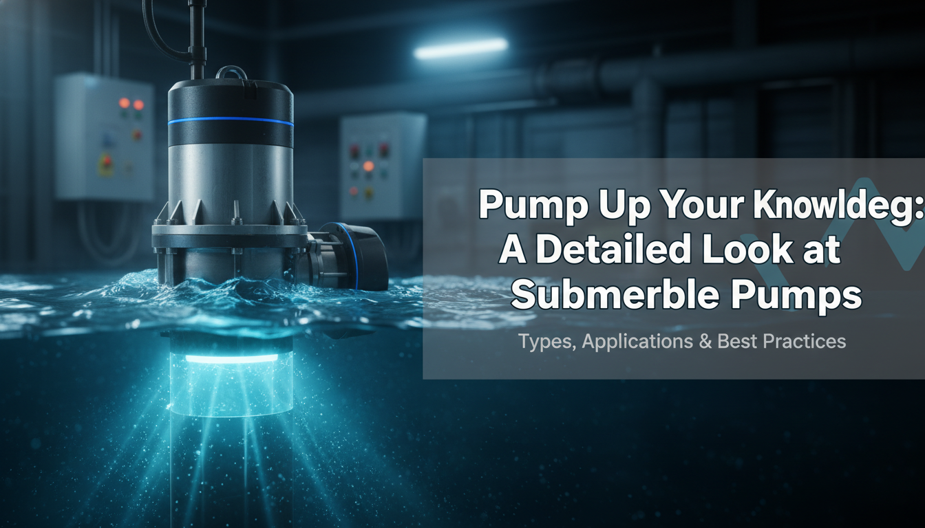Pump Up Your Knowledge: A Detailed Look at Submersible Pumps
