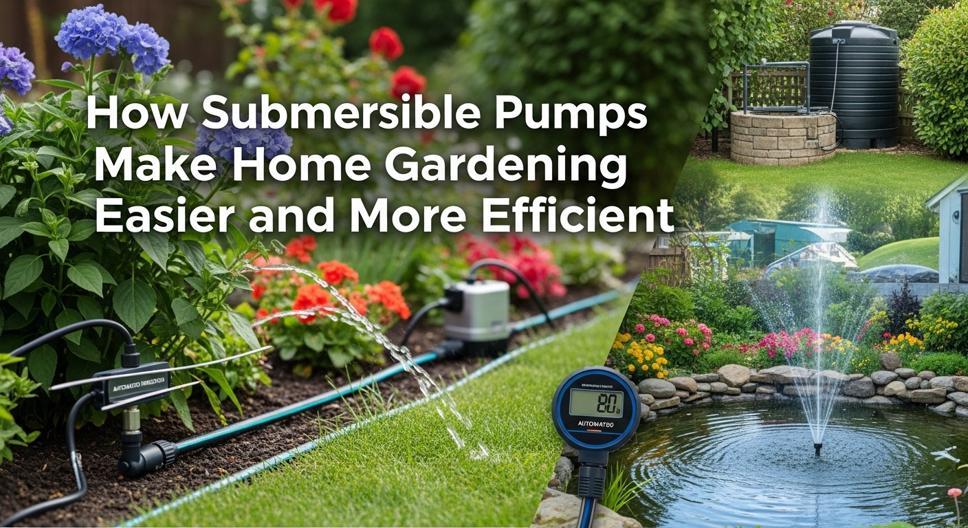 How Submersible Pumps Make Home Gardening Easier and More Efficient