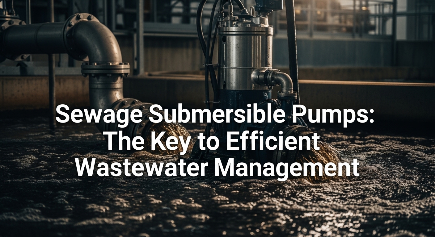Sewage Submersible Pumps: The Key to Efficient Wastewater Management