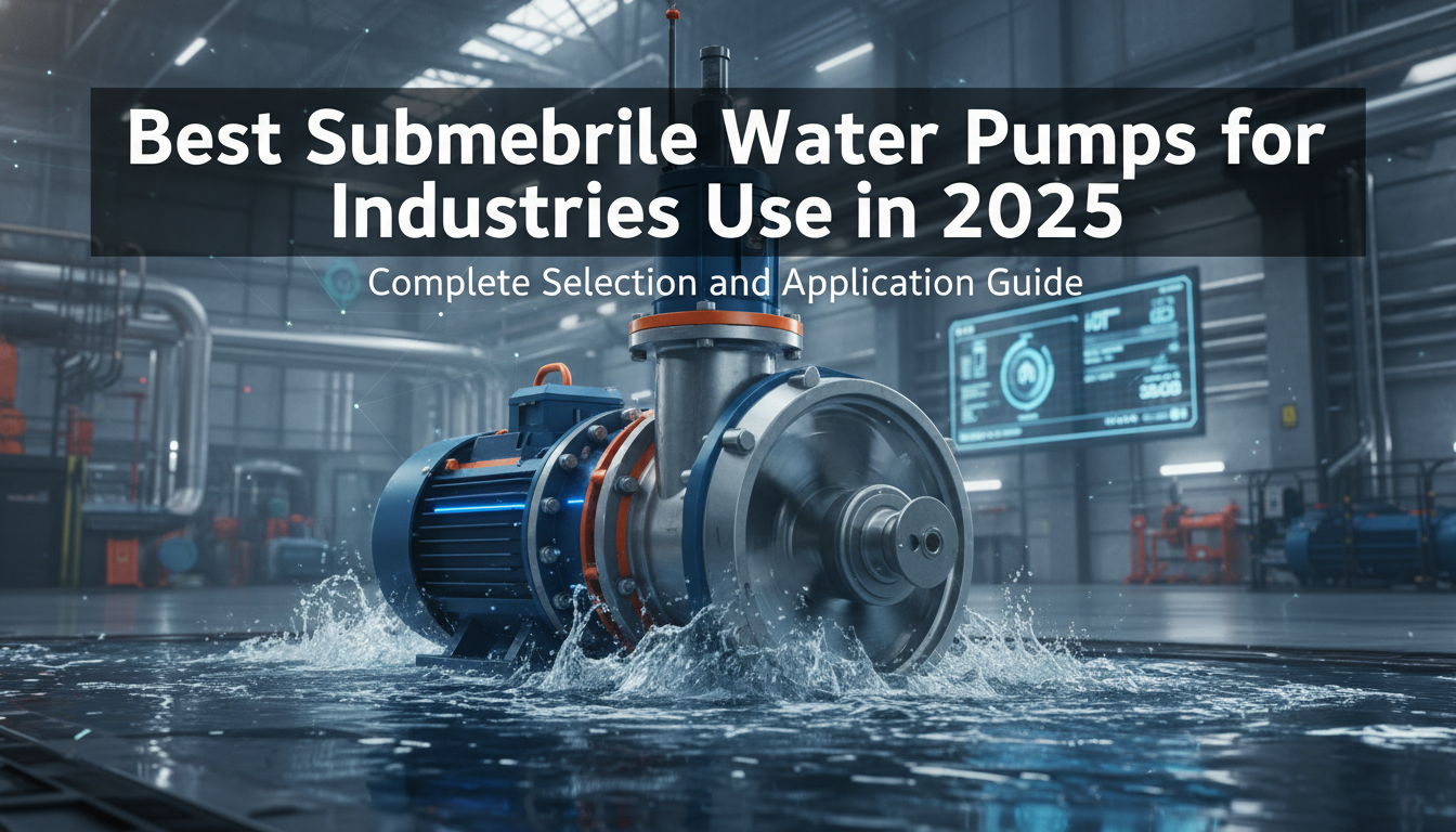Best Submersible Water Pumps for Industries Use in 2025