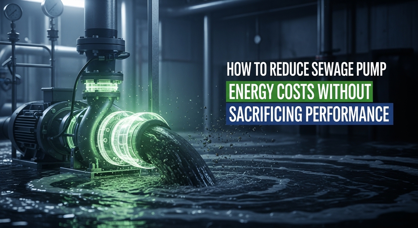 How to Reduce Sewage Pump Energy Costs Without Sacrificing Performance