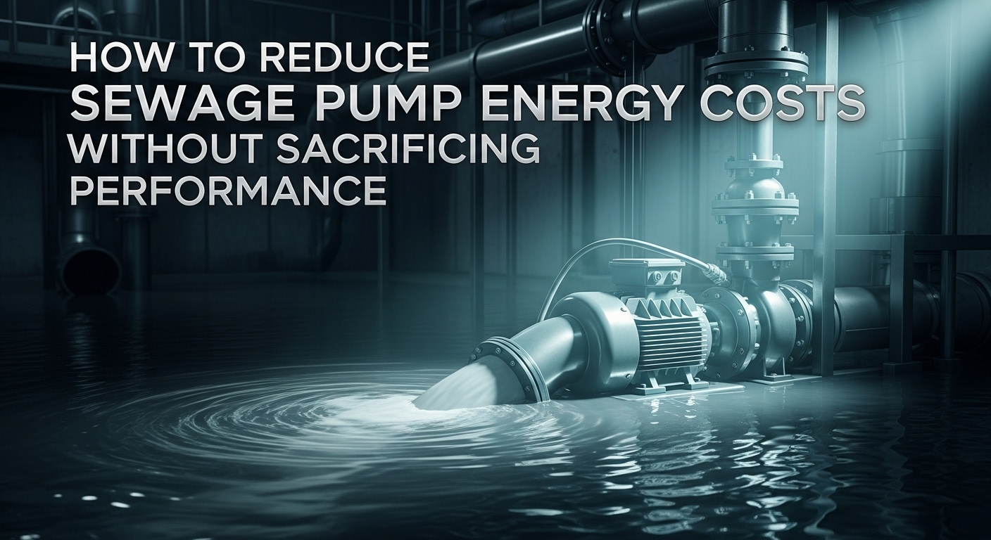 How to Reduce Sewage Pump Energy Costs Without Sacrificing Performance