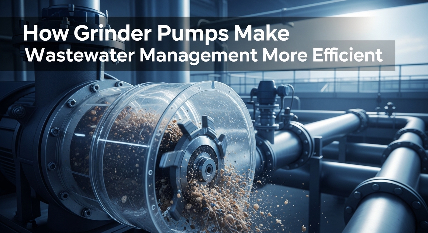 How Grinder Pumps Make Wastewater Management More Efficient