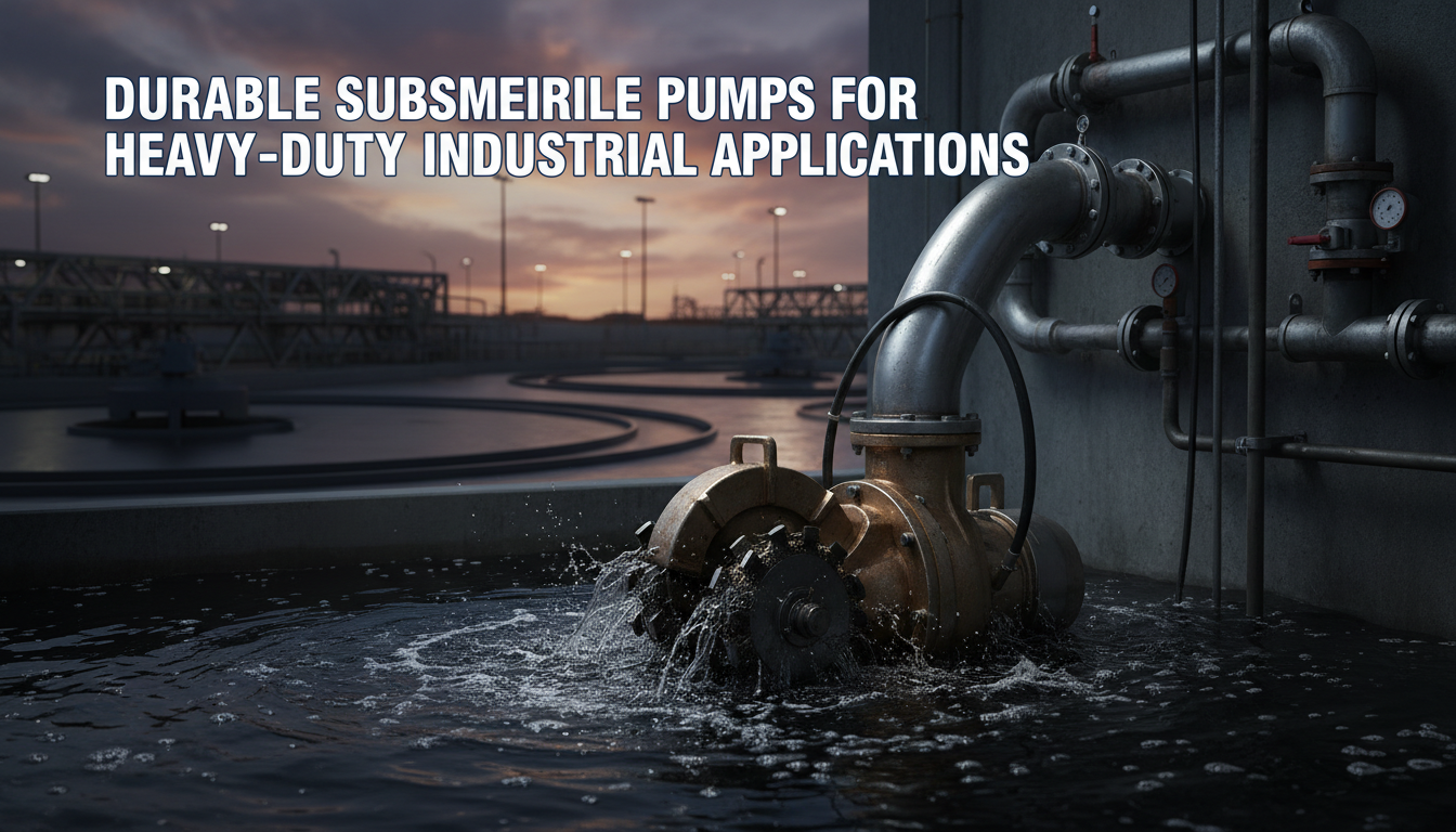 Durable Submersible Pumps for Heavy-Duty Industrial Applications