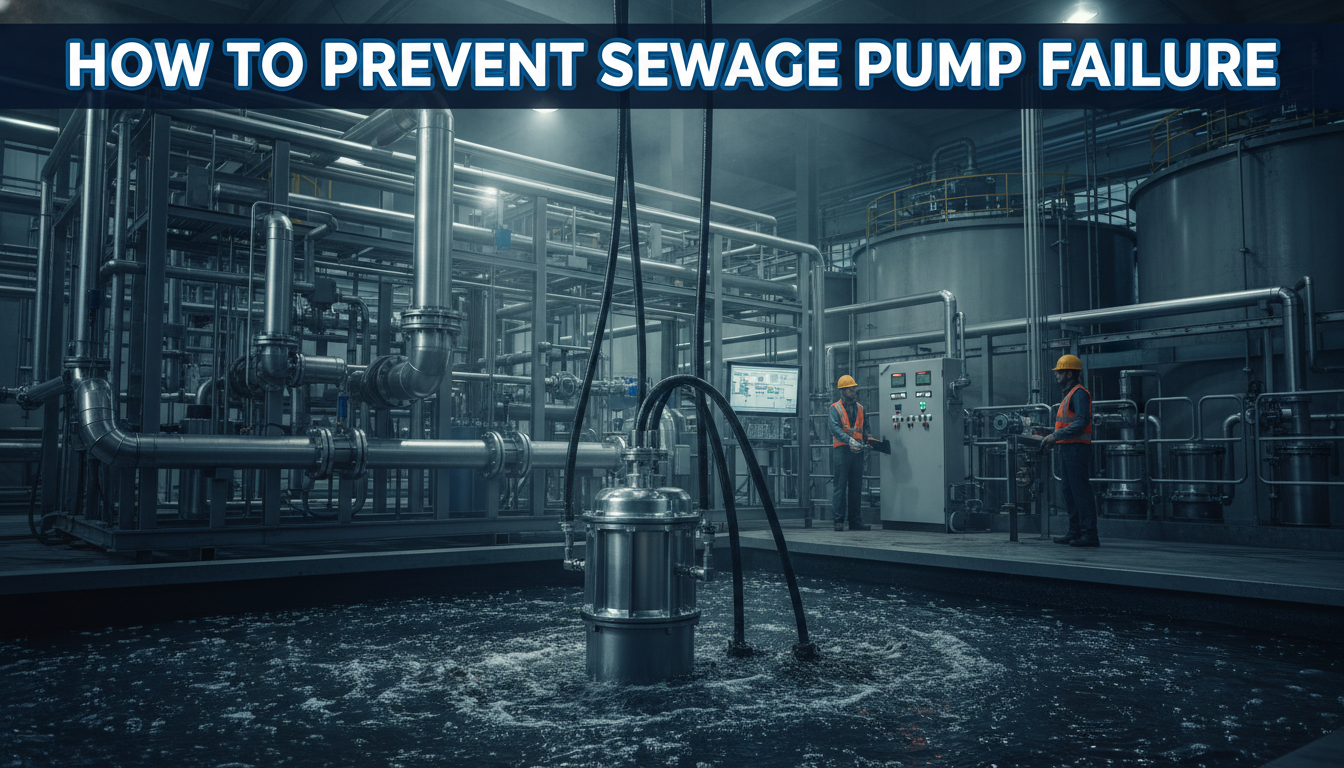How to Prevent Sewage Pump Failure