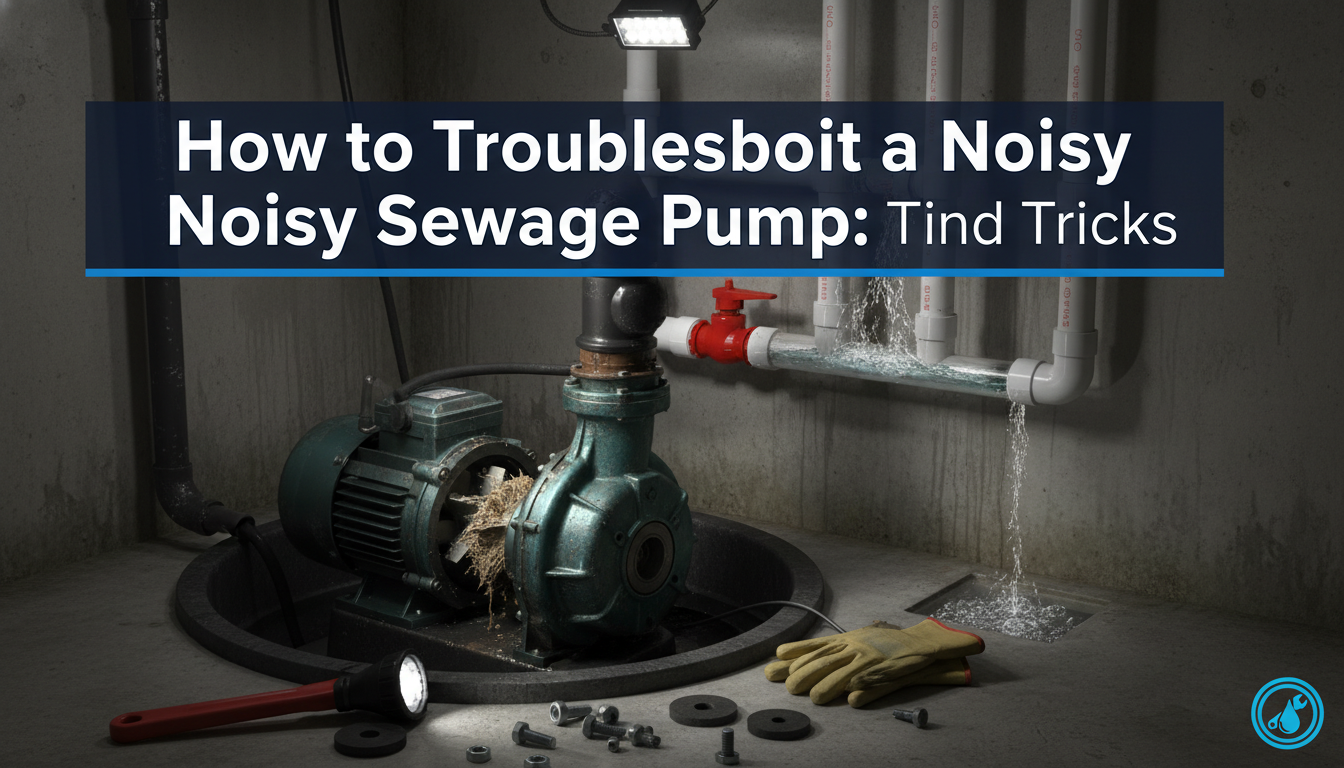How to Troubleshoot a Noisy Sewage Pump: Tips and Tricks