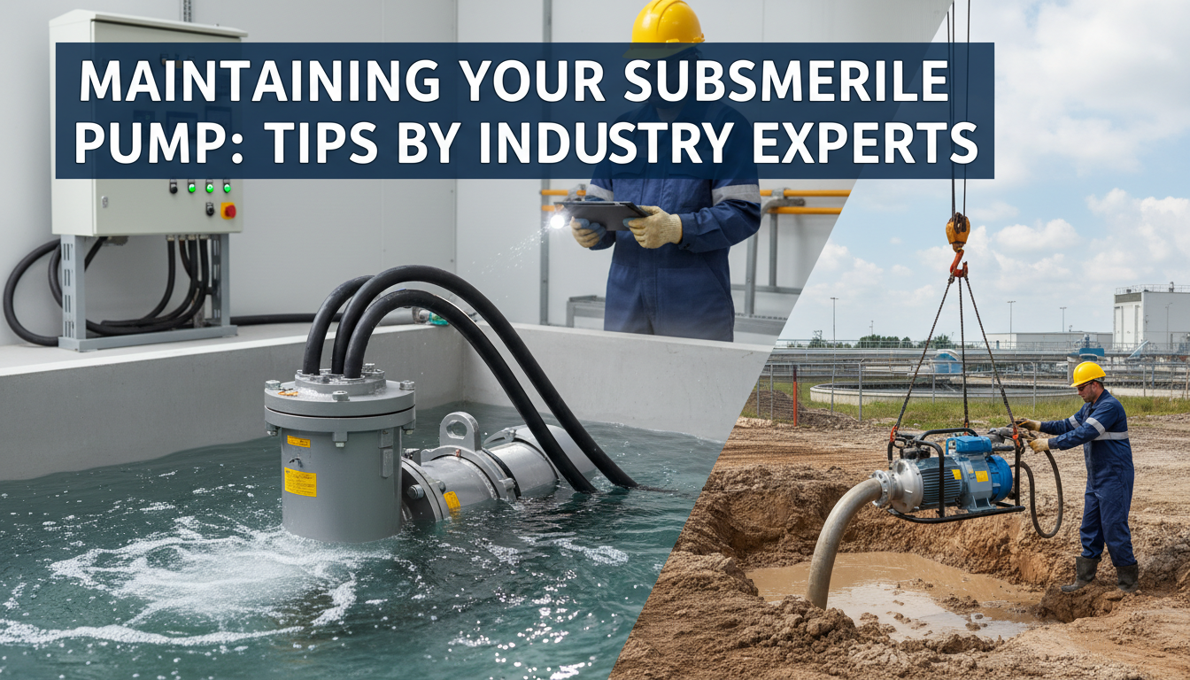 Maintaining Your Submersible Pump: Tips by Industry Experts