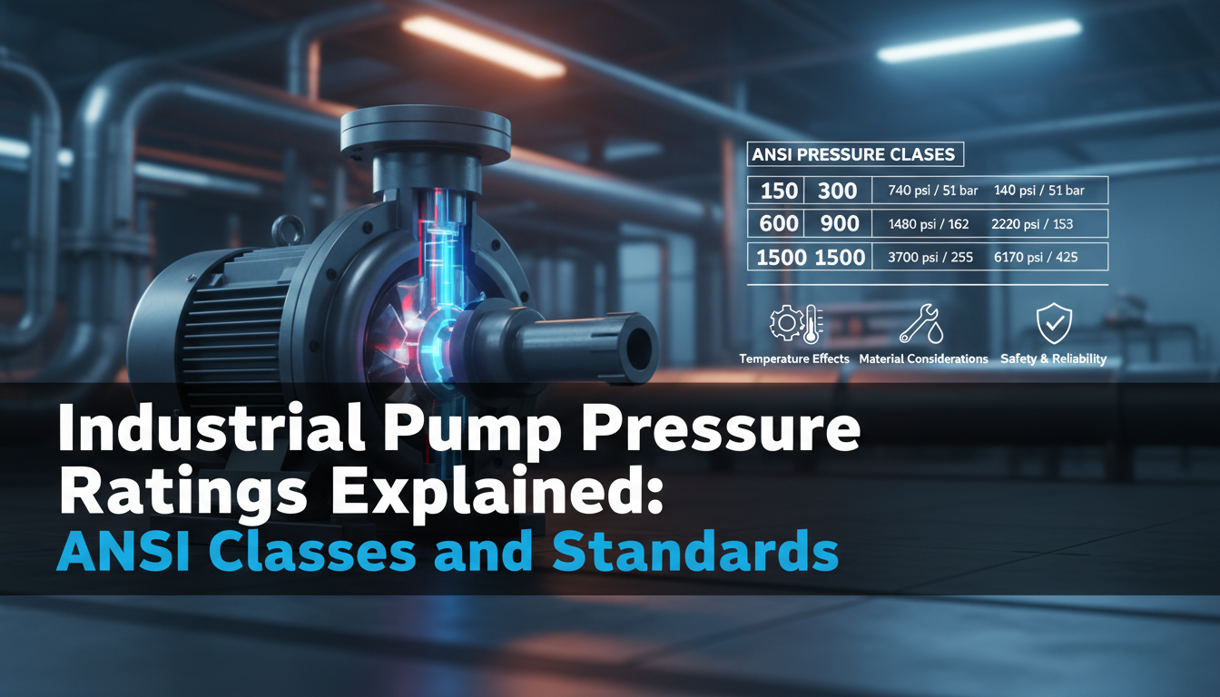 Industrial Pump Pressure Ratings Explained: ANSI Classes and Standards