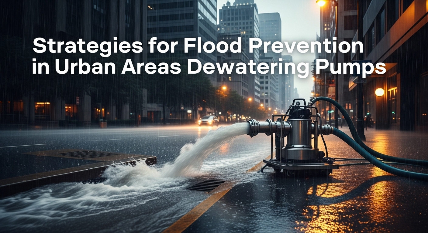 Strategies for Flood Prevention in Urban Areas Using Dewatering Pumps