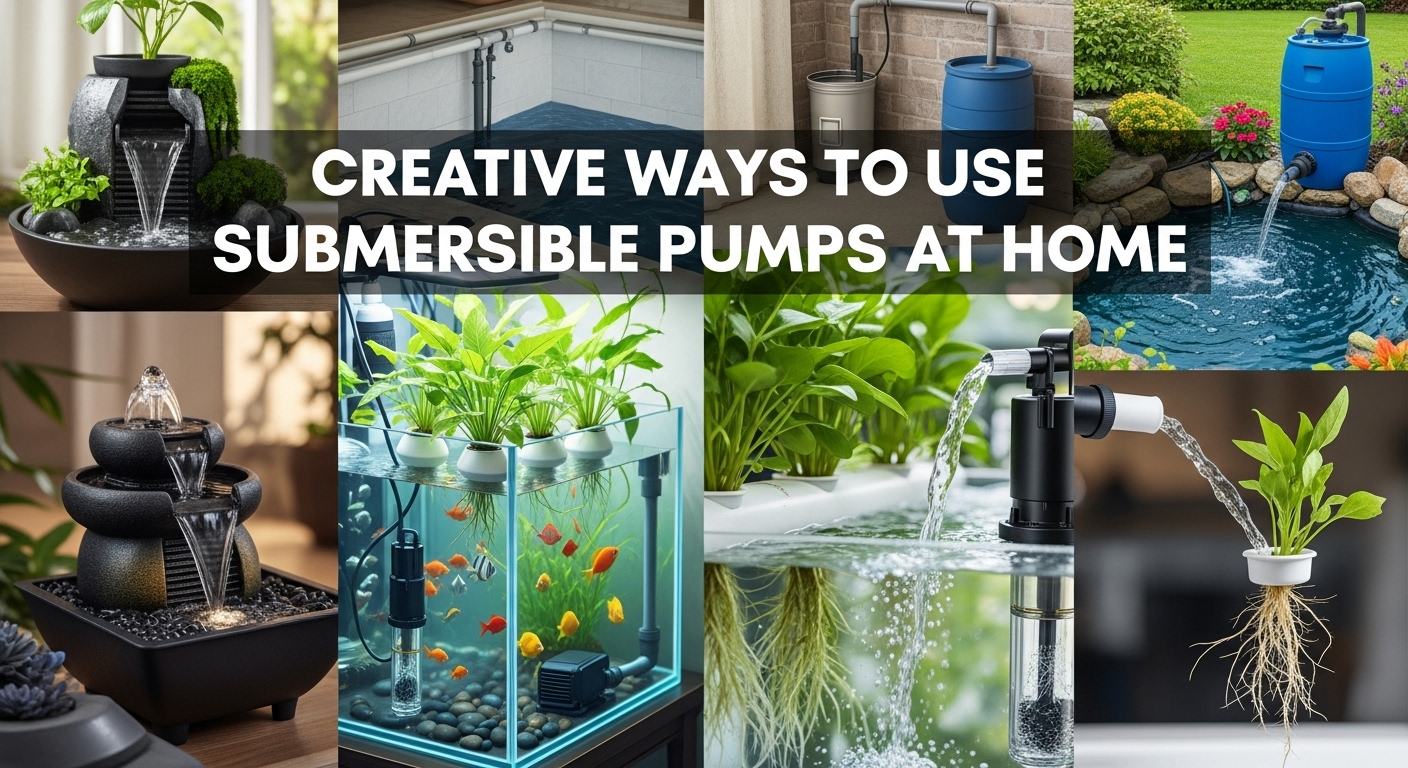 Creative Ways to Use Submersible Pumps at Home