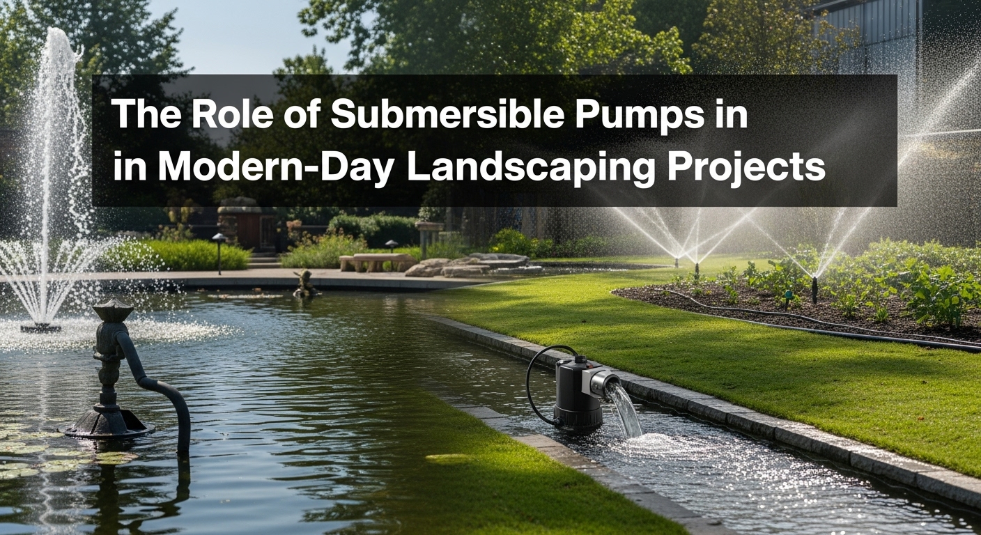 The Role of Submersible Pumps in Modern-Day Landscaping Projects
