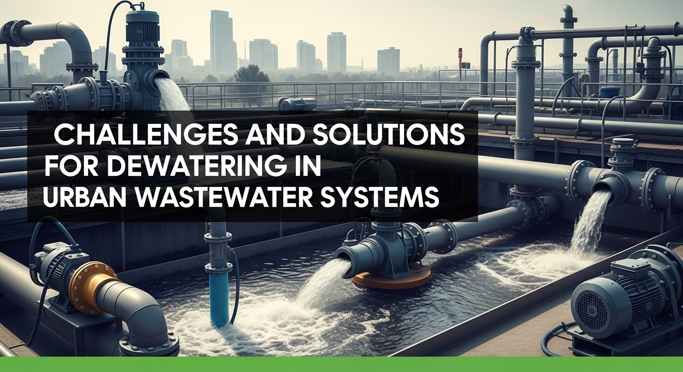 Challenges and Solutions for DeWatering in Urban Wastewater Systems