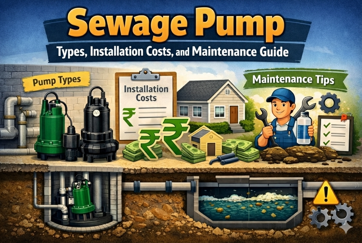 Sewage Pump Types, Installation Costs, and Maintenance Guide