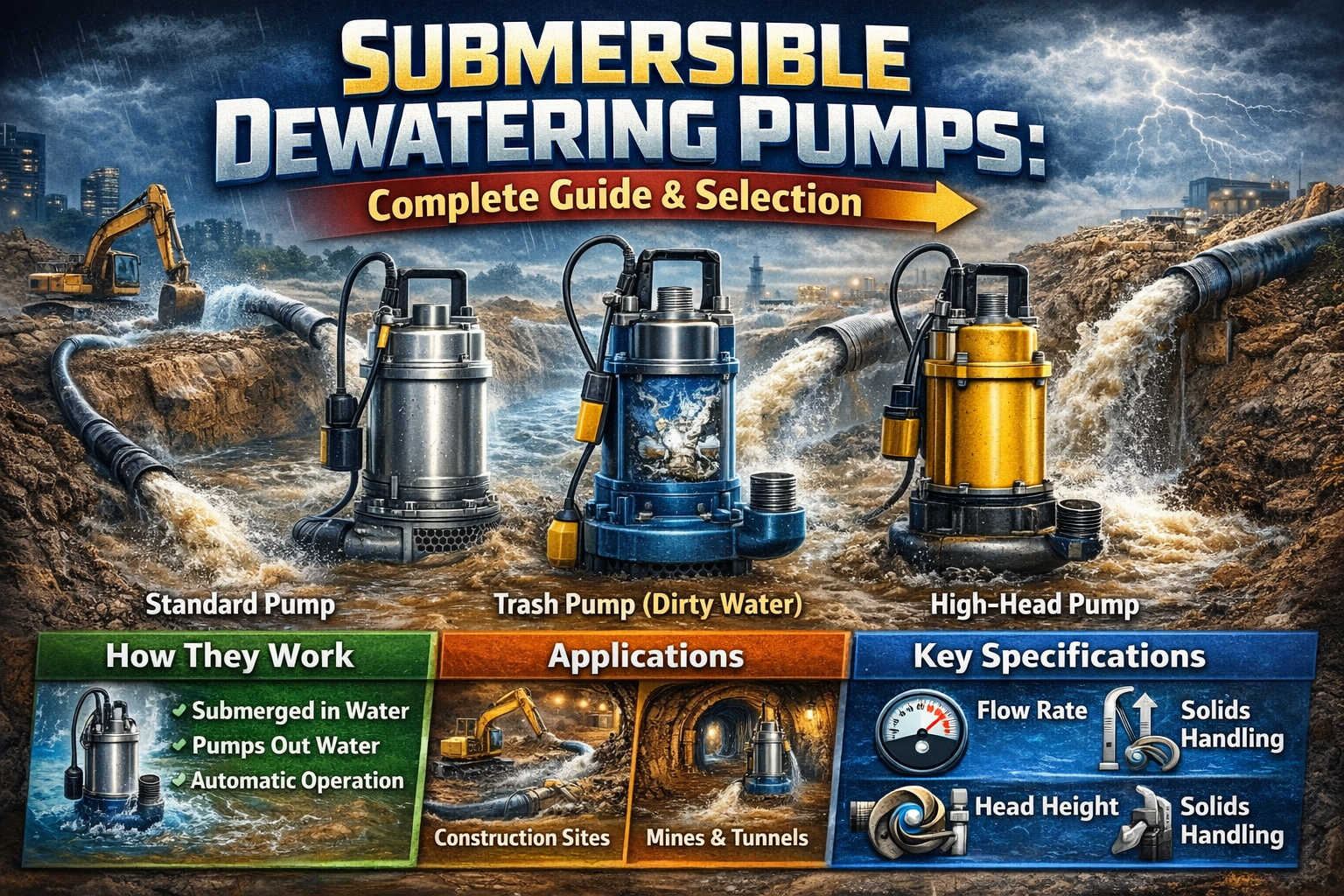 Submersible Dewatering Pumps: Complete Guide & Selection